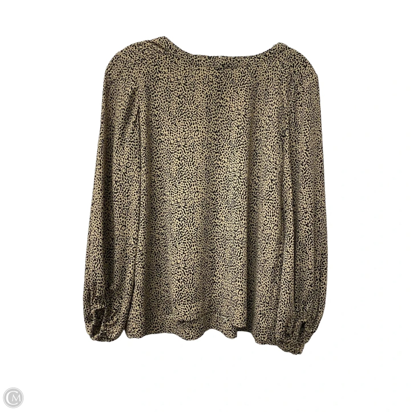 Top Long Sleeve By Loft In Brown, Size: Xs