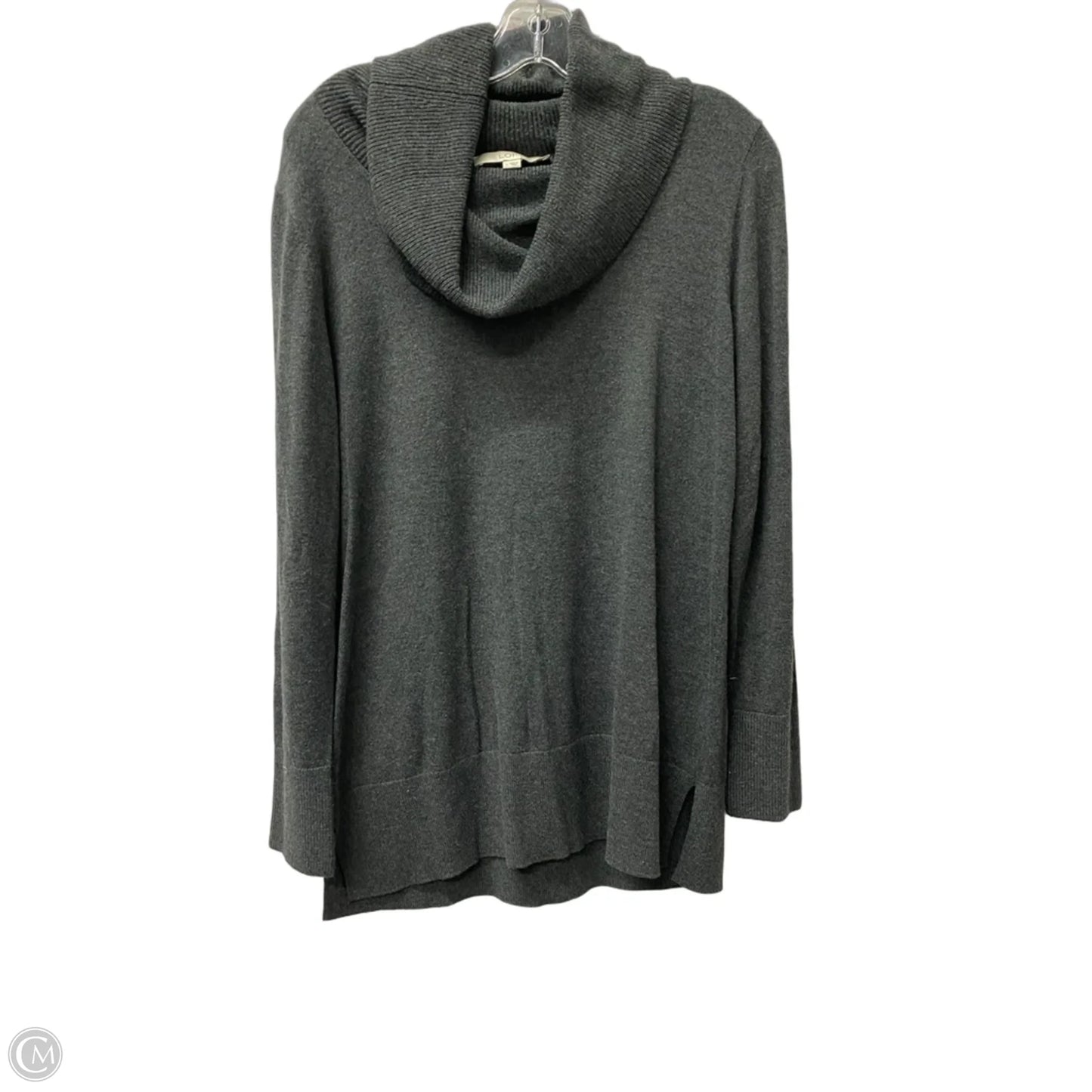 Sweater By Loft In Grey, Size: L
