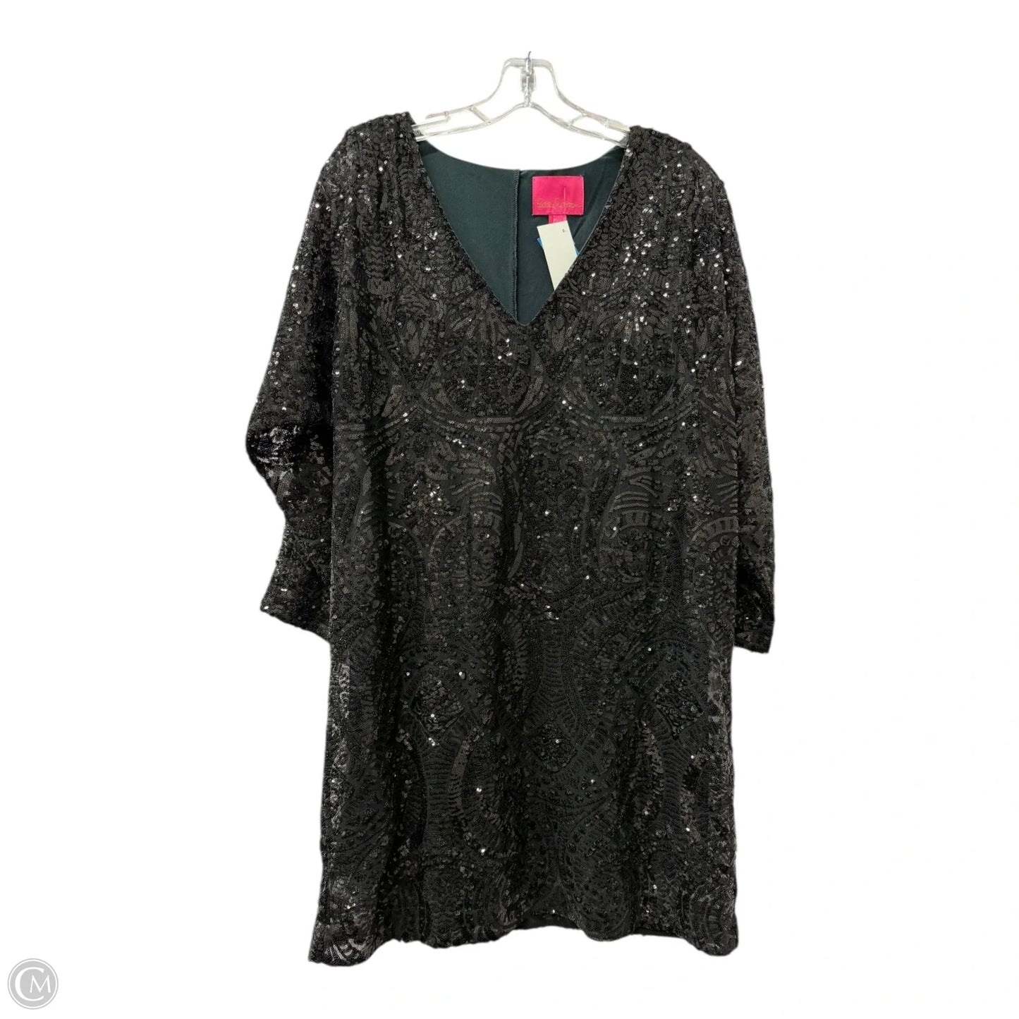 Dress Designer By Lilly Pulitzer In Black, Size: L