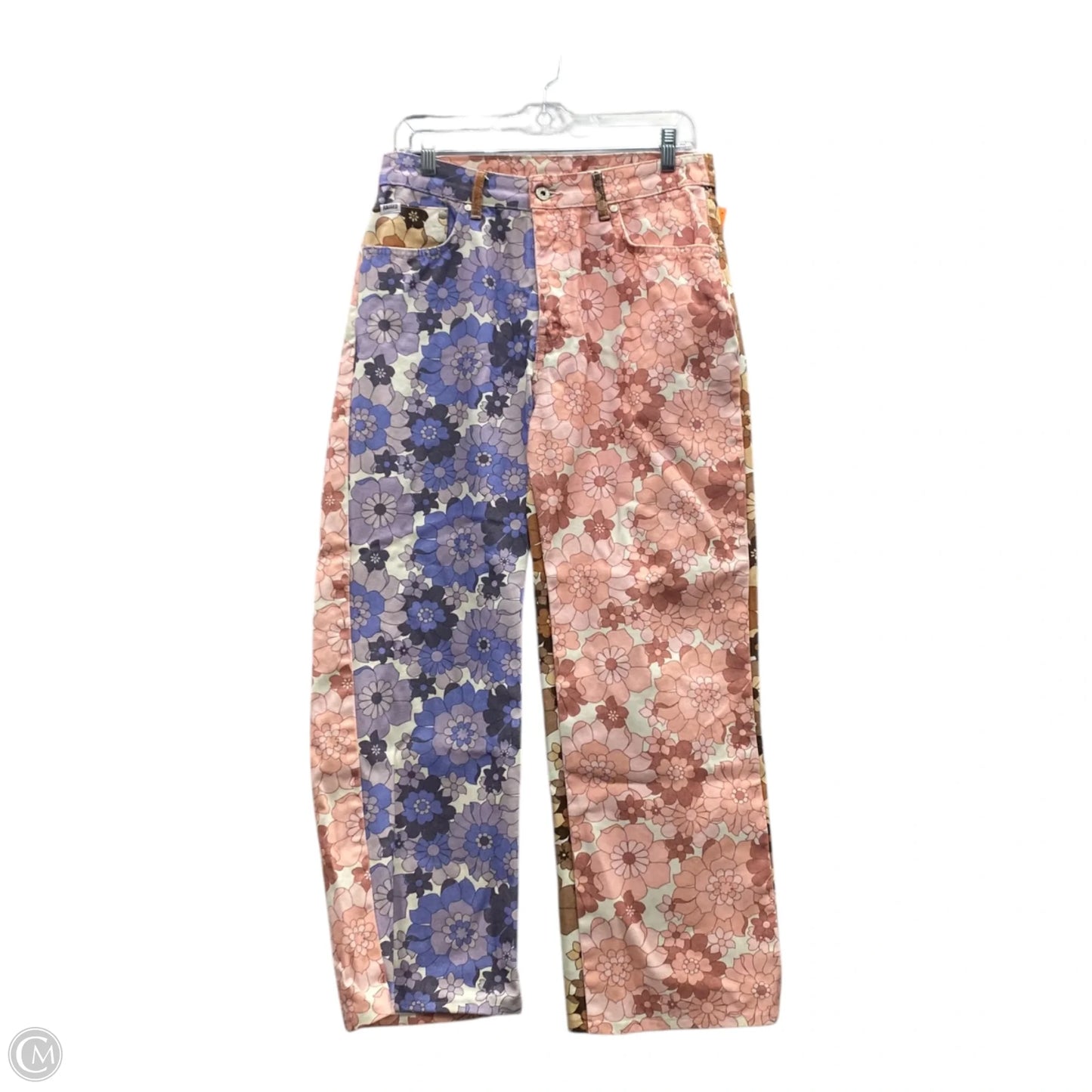 Jeans Boot Cut By Cme In Pink & Purple, Size: 10
