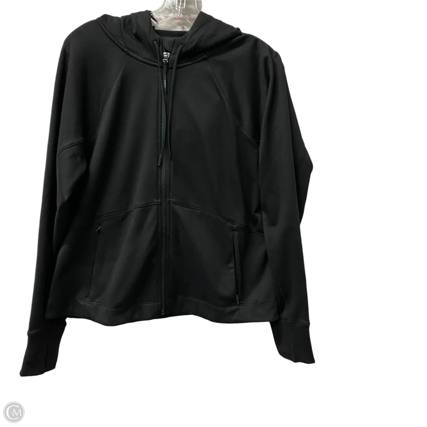 Athletic Jacket By Athleta In Black, Size: Lp