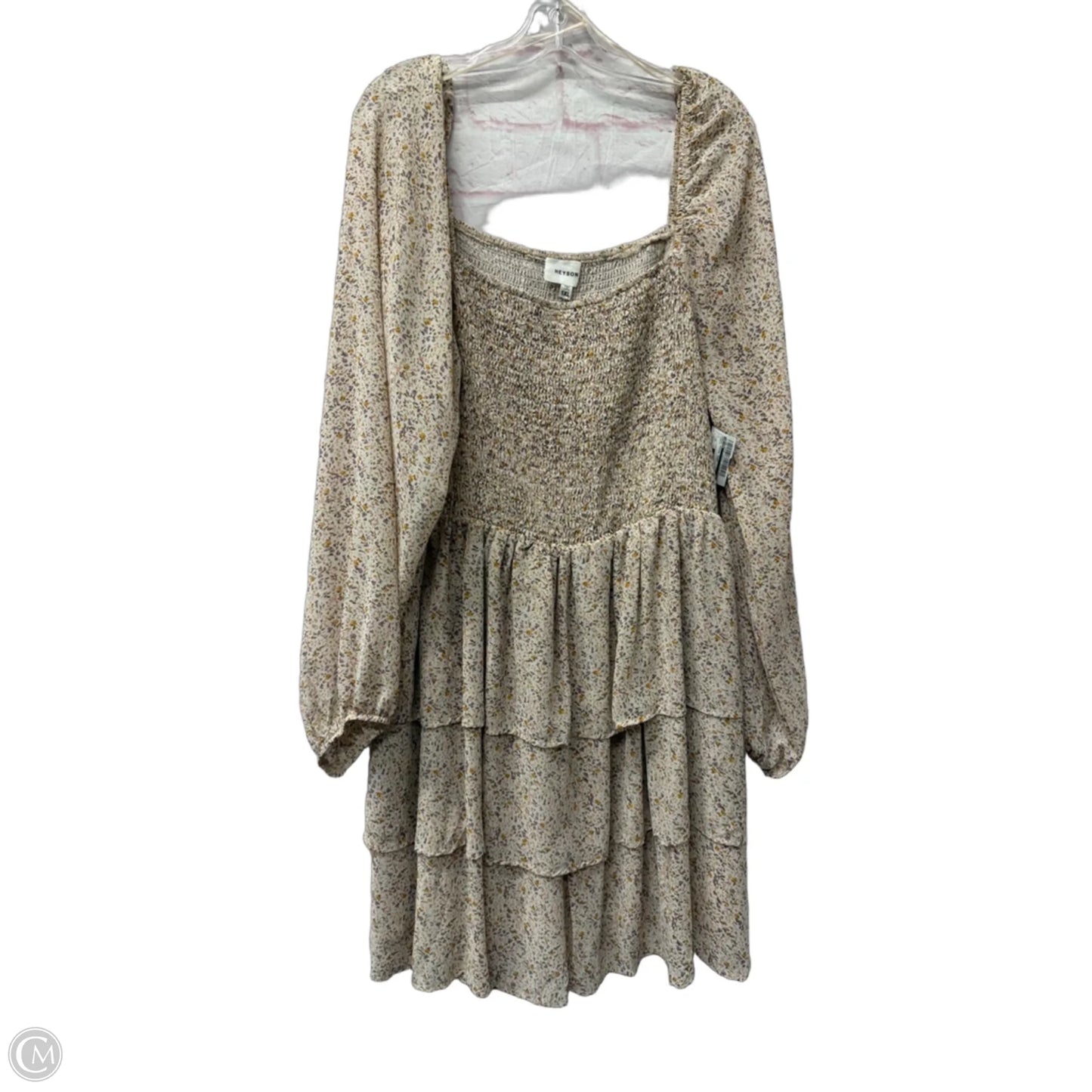 Dress Casual Short By Heyson In Purple, Size: 1x