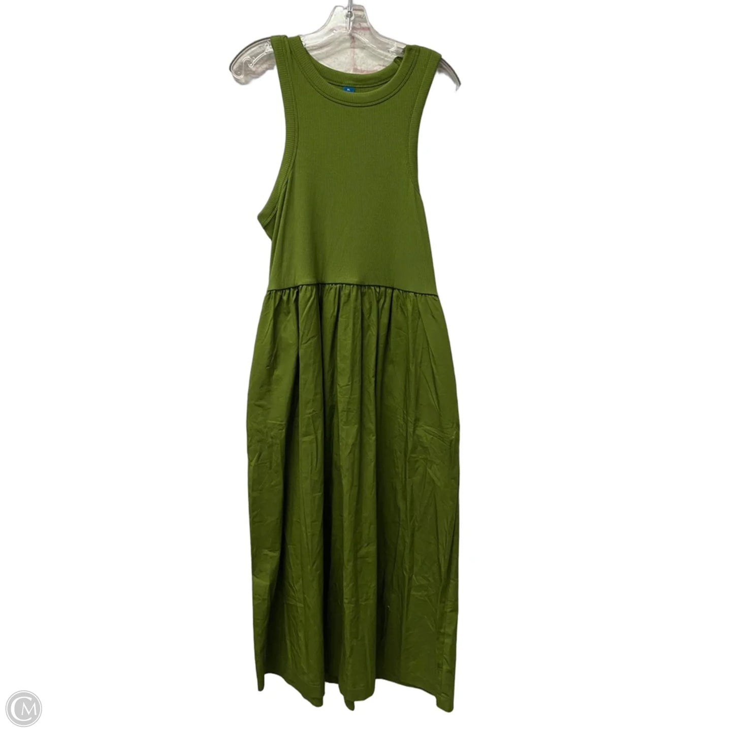 Dress Casual Maxi By Old Navy In Green, Size: Xl
