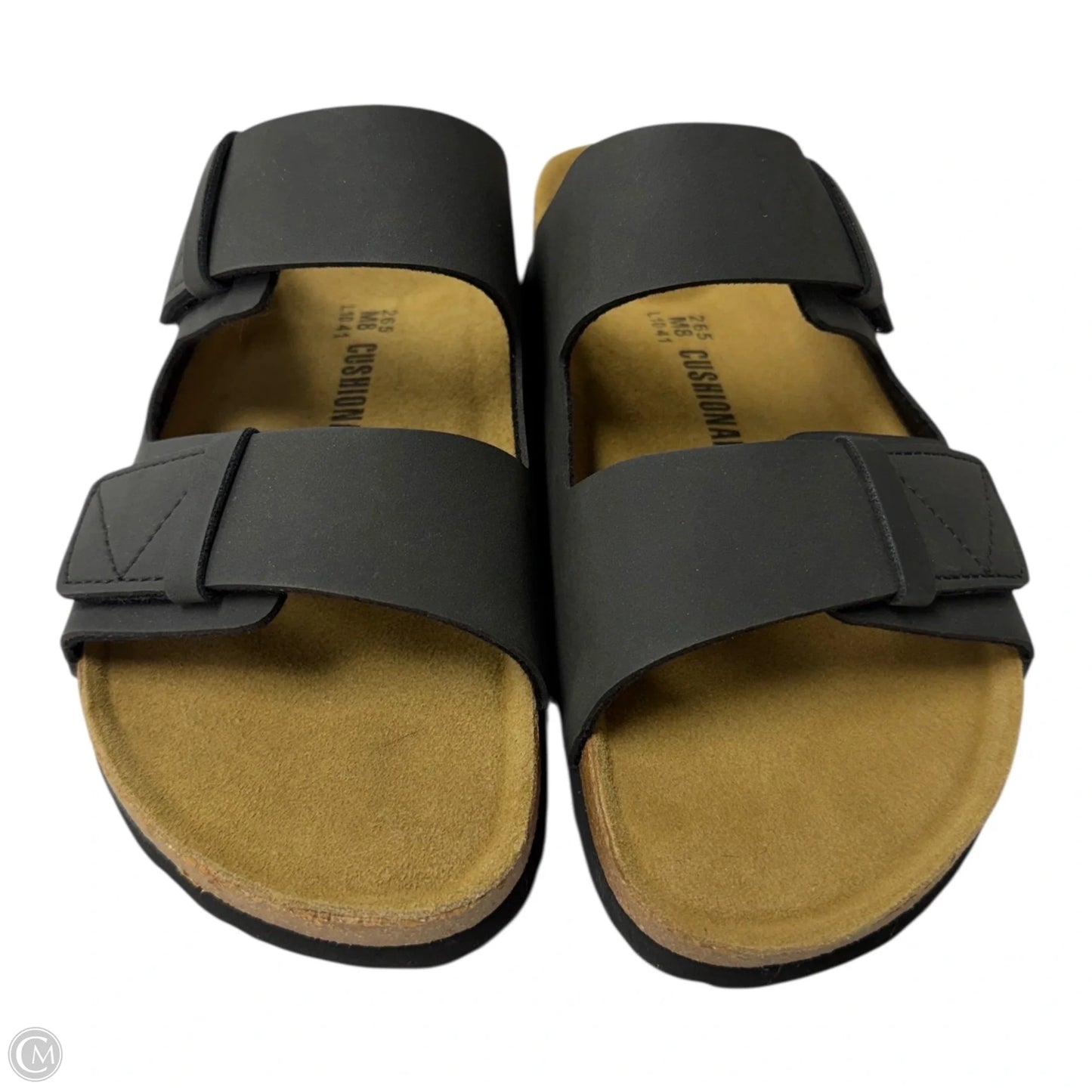 Sandals Flats By Cushionaire In Black, Size: 8