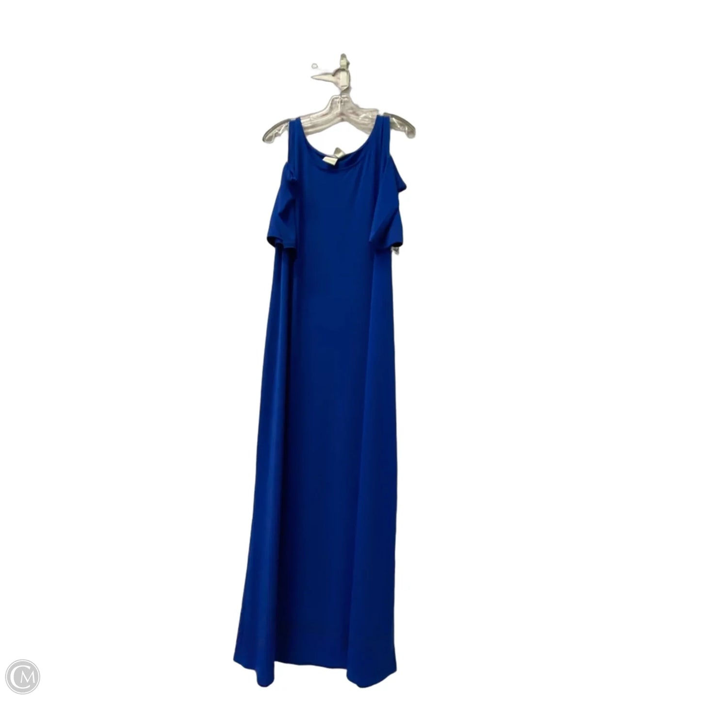 Dress Casual Maxi By Chicos In Blue, Size: Xl