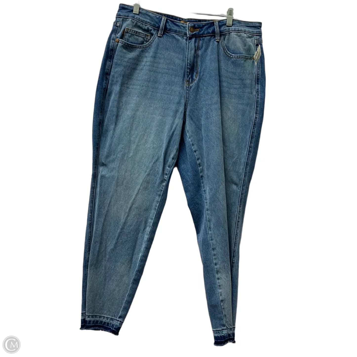 Jeans Boyfriend By Judy Blue In Blue Denim, Size: 14