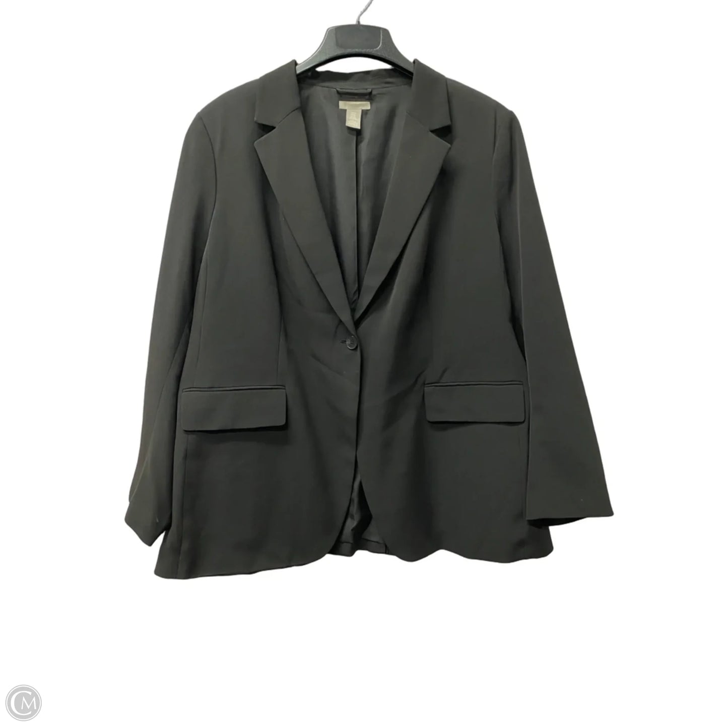 Blazer By H&m In Black, Size: 1x