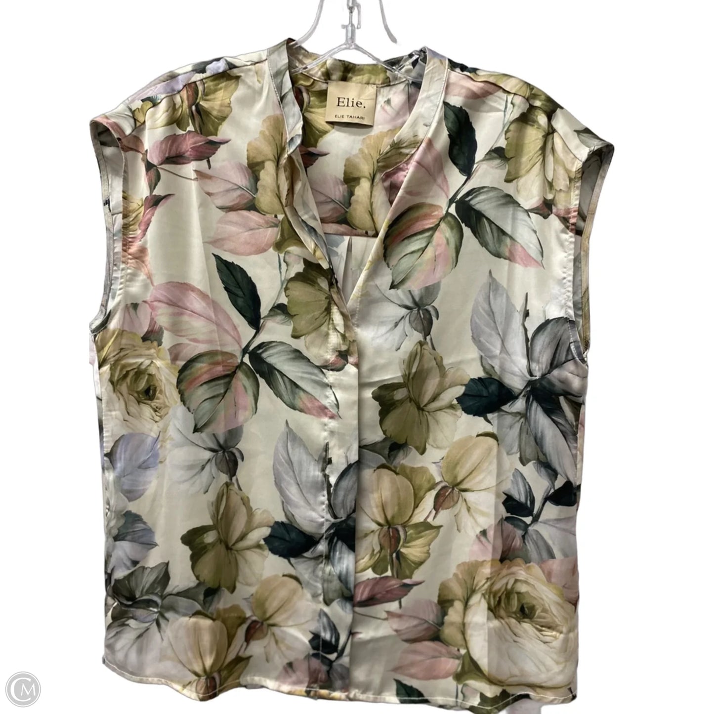Top Sleeveless By Elie Tahari In Green, Size: Sp