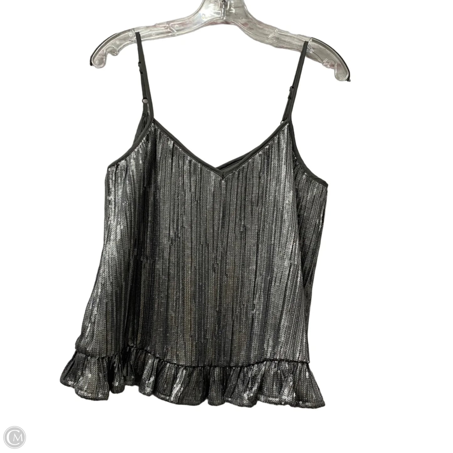 Top Sleeveless By Anthropologie In Grey, Size: M
