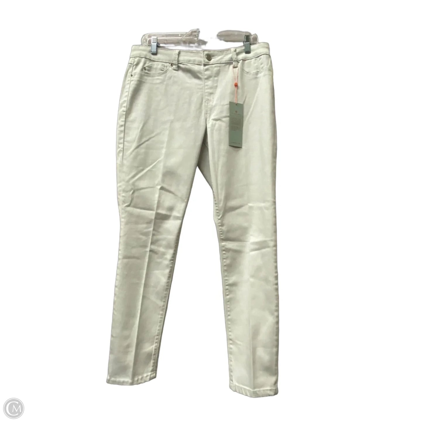 Jeans Skinny By Laurie Felt In White, Size: 10