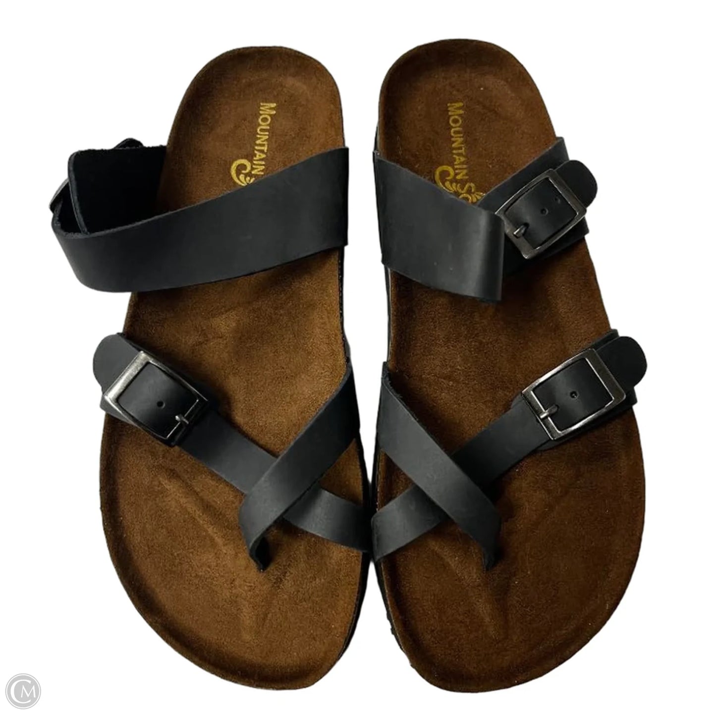 Sandals Flats By mountain soleIn Black, Size: 9
