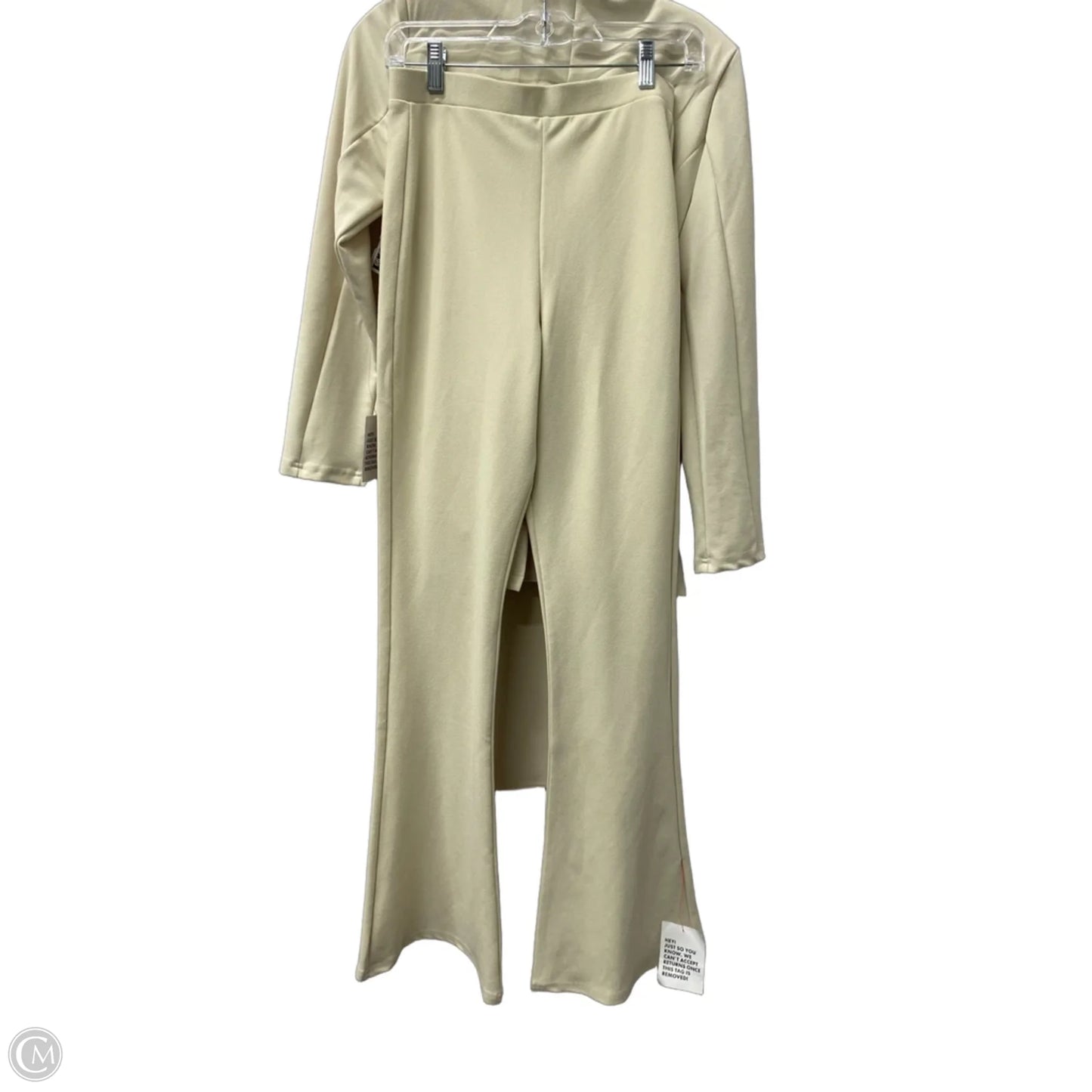Pants Set 2pc By Asos In Cream, Size: 6