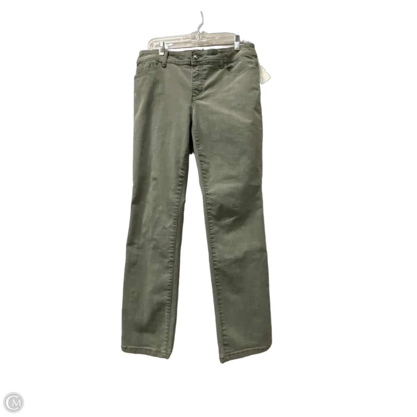 Jeans Straight By Chicos In Grey, Size: 8