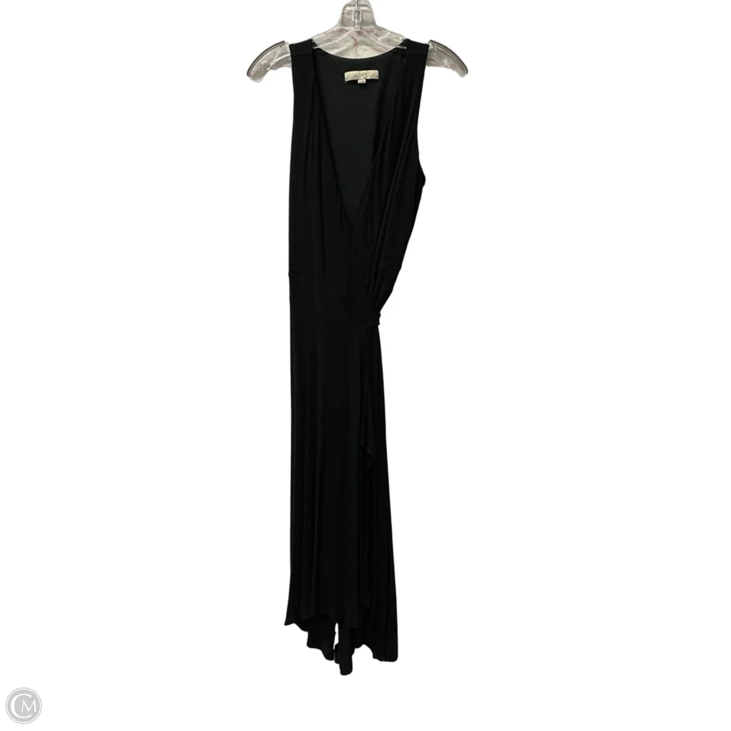 Dress Casual Maxi By Loft In Black, Size: S