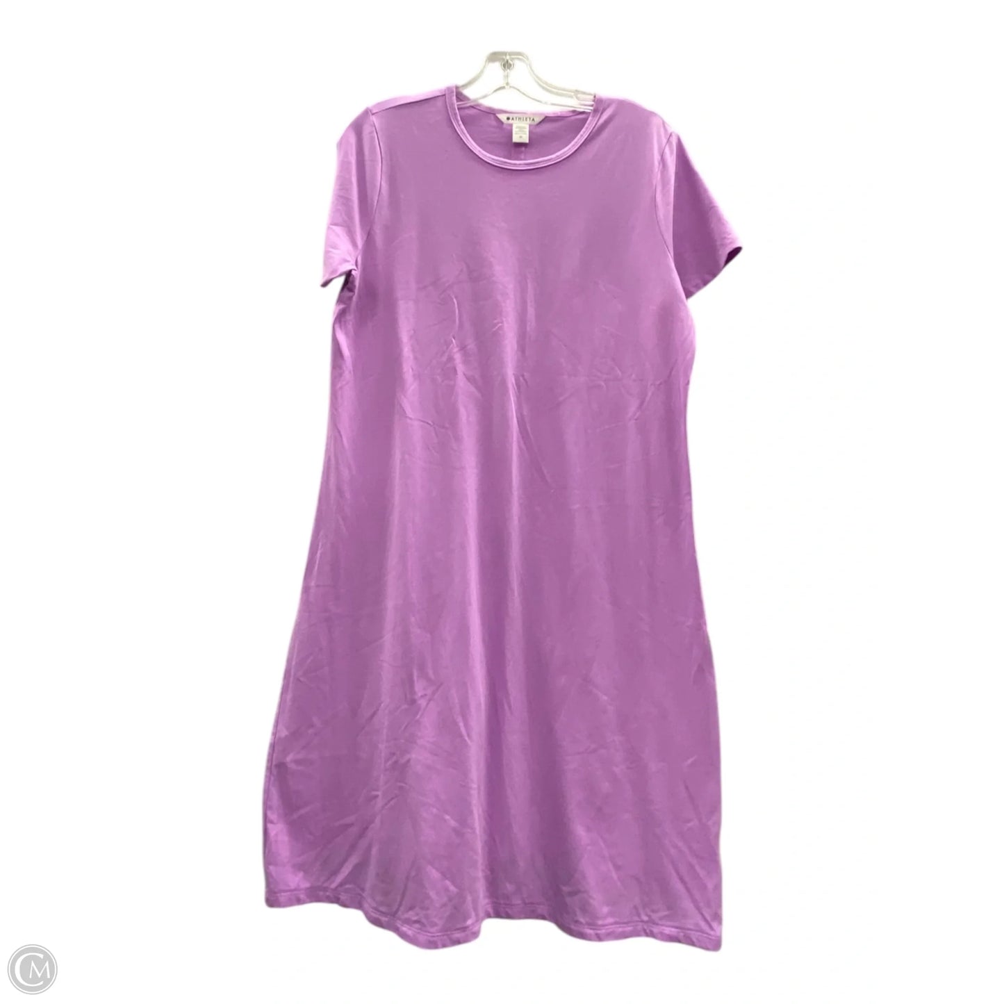 Dress Casual Midi By Athleta In Purple, Size: M