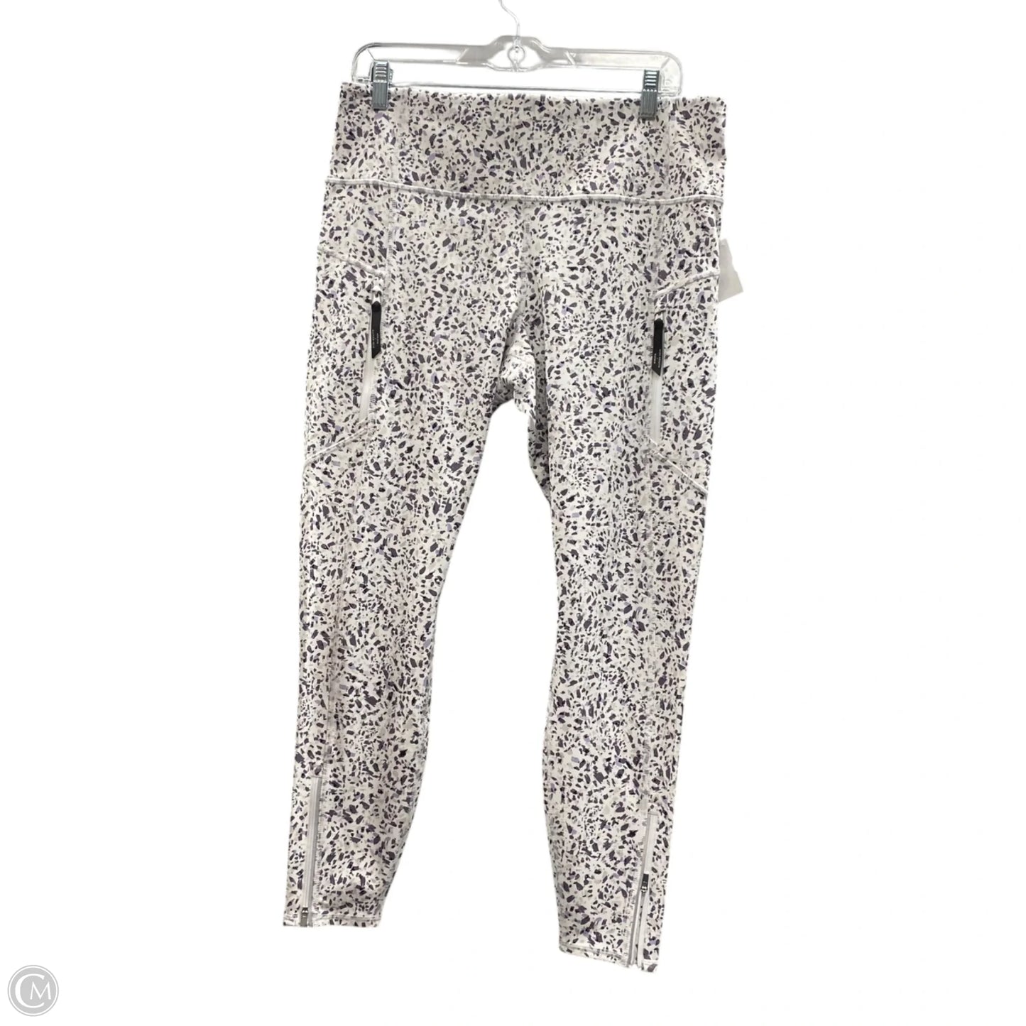 Athletic Leggings By Athleta In White, Size: Xl