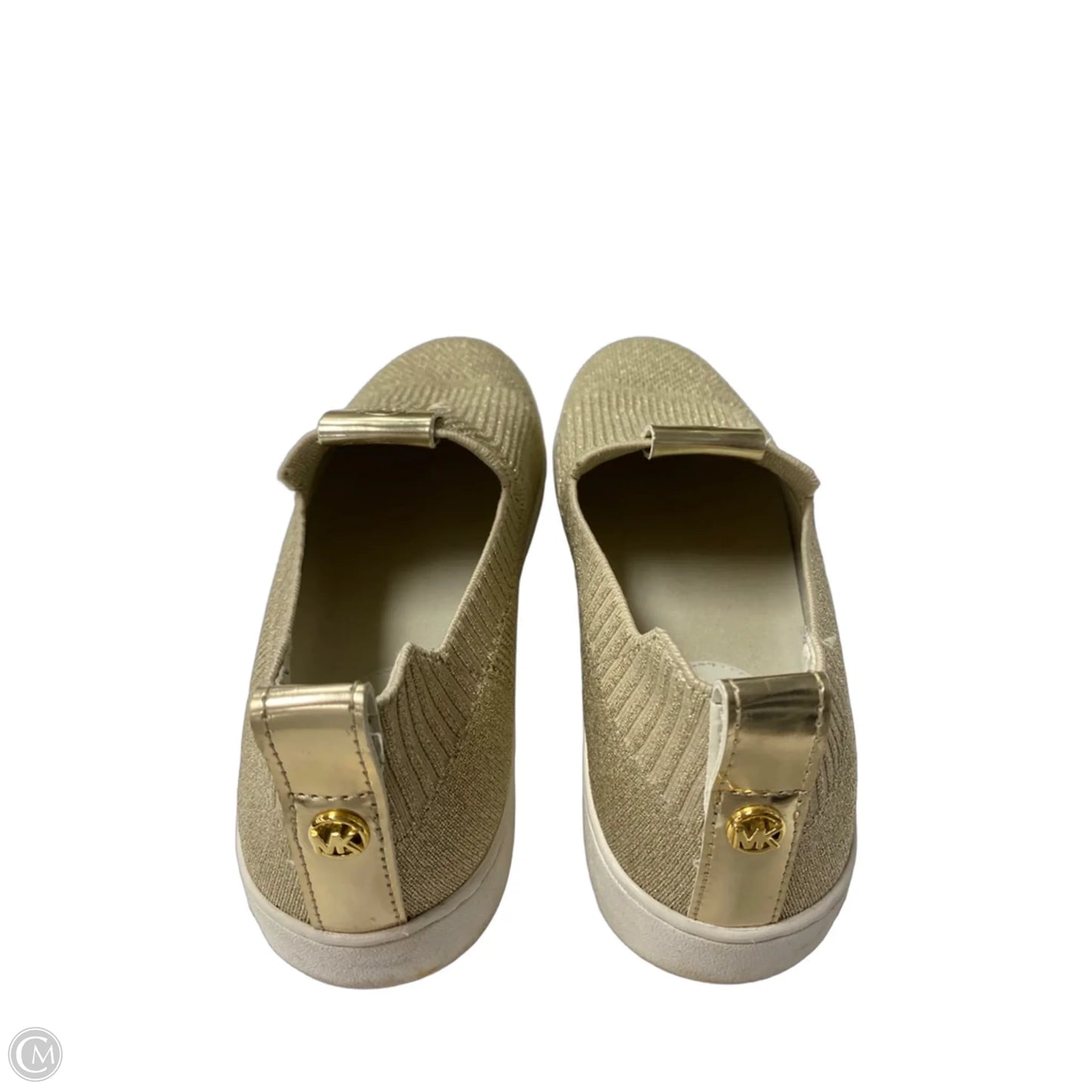 Shoes Designer By Michael Kors In Gold, Size: 8.5