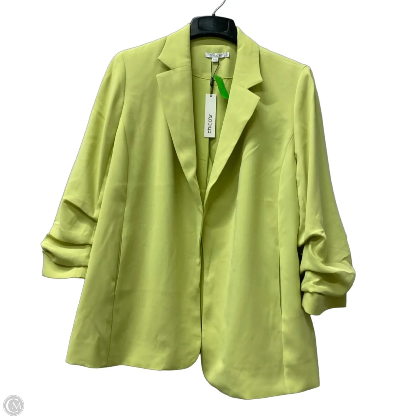 Blazer By Chicos In Green, Size: L
