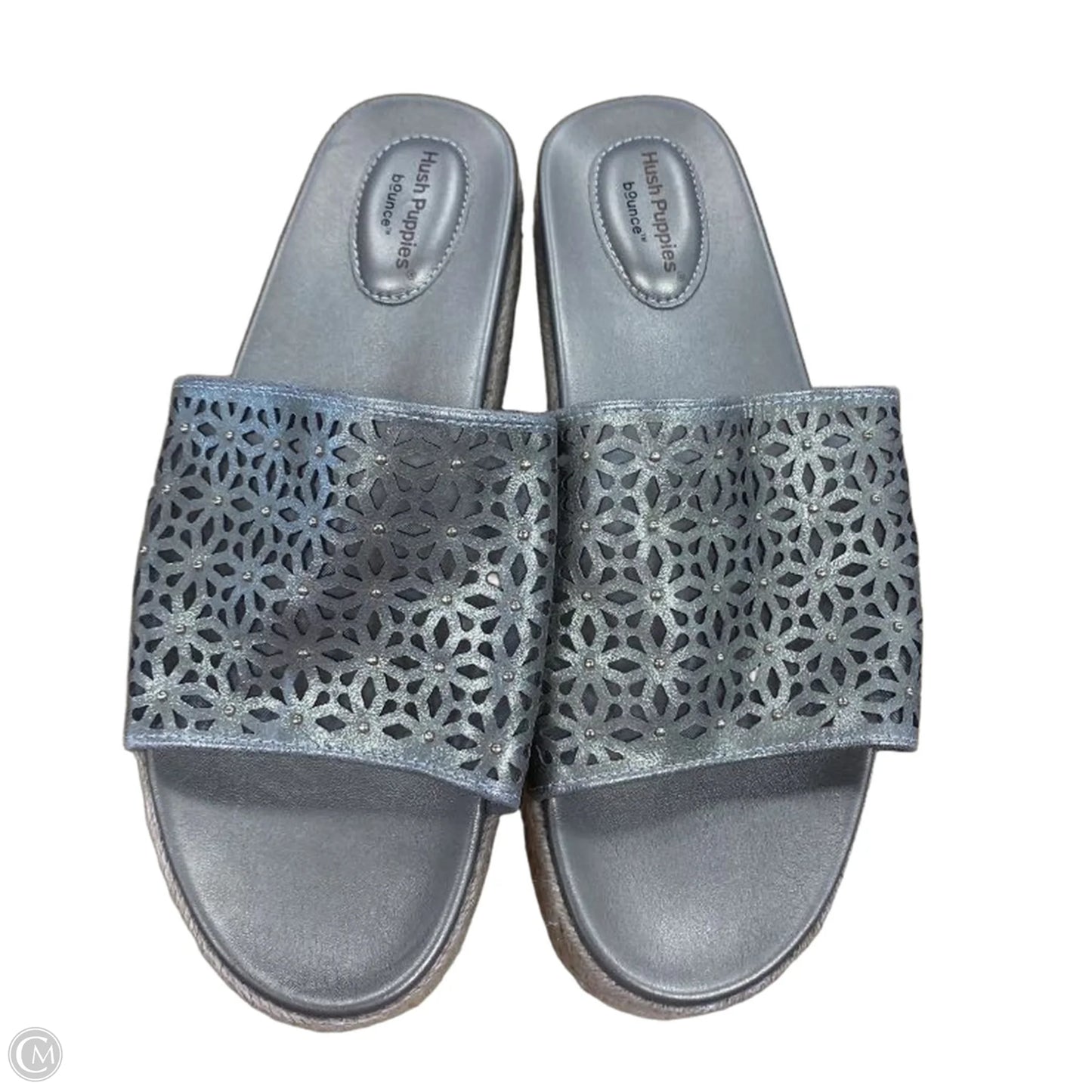 Sandals Flats By Hush Puppies In Gold, Size: 8