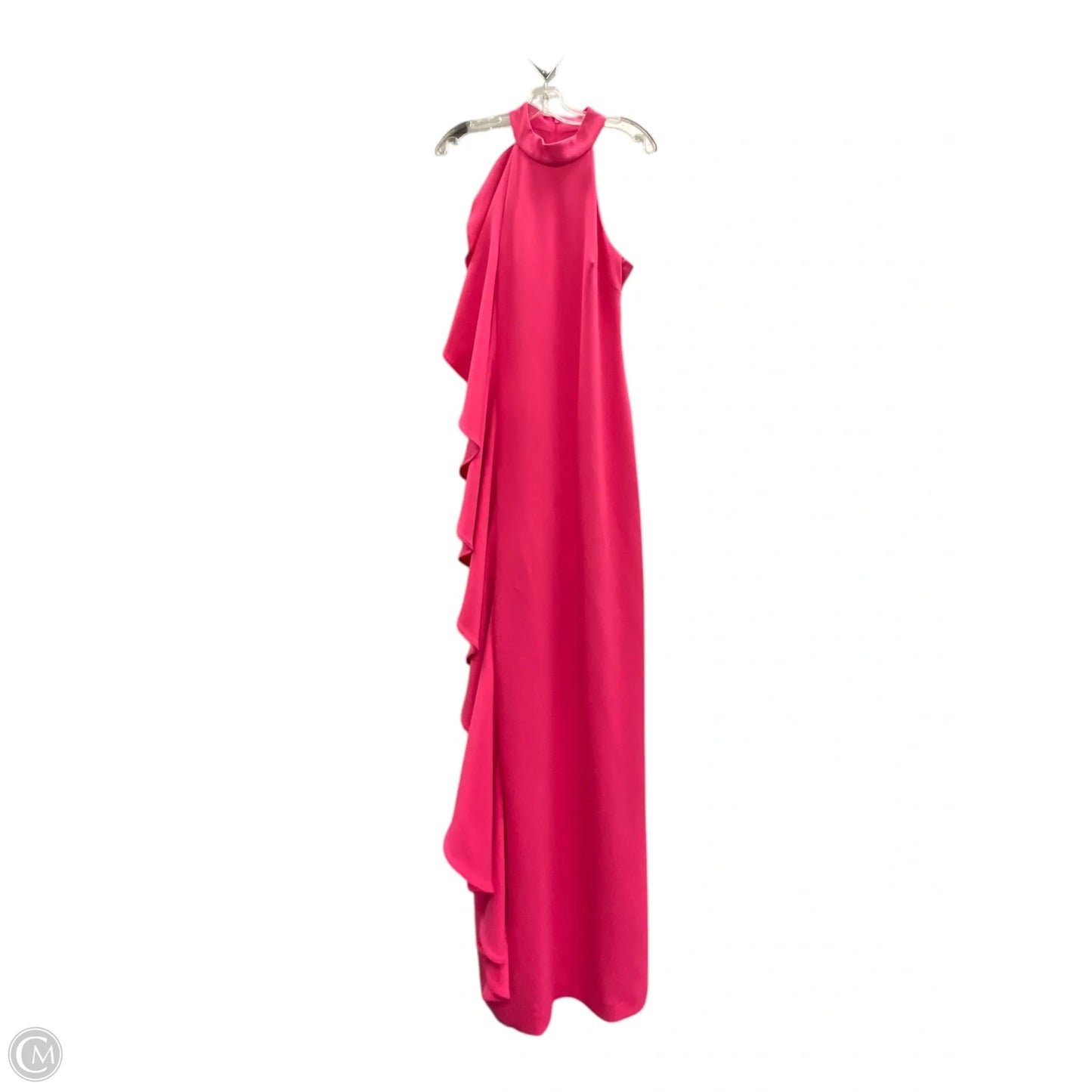 Dress Party Long By Badgley Mischka In Pink, Size: M