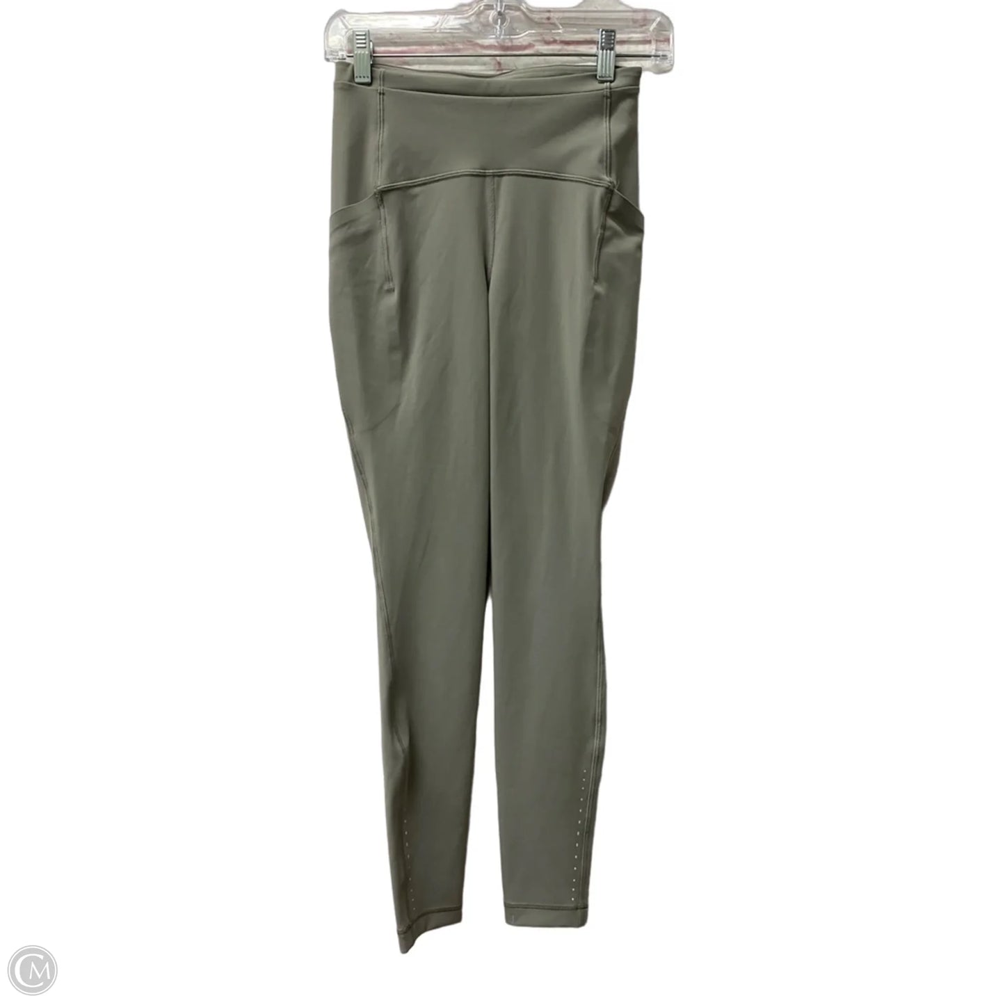 Athletic Leggings By Lululemon In Grey, Size: 4