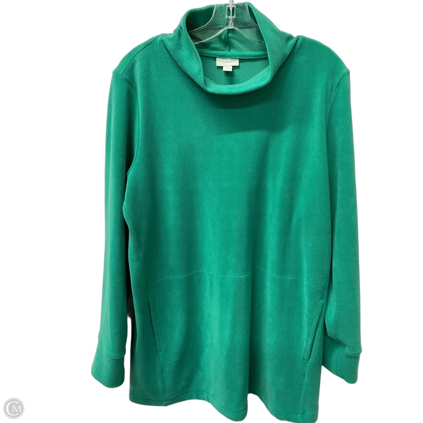 Top Long Sleeve By J. Jill In Green, Size: L