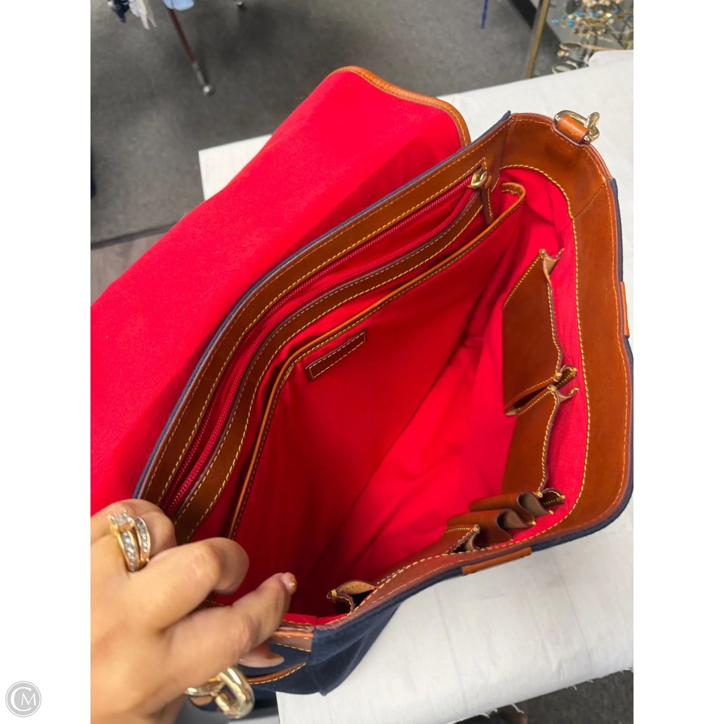Laptop Bag Designer By Dooney And Bourke, Size: Large