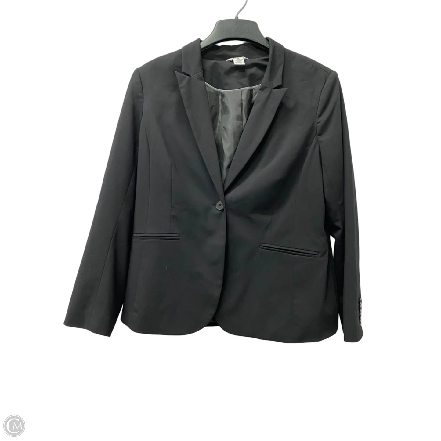Blazer By Liz Claiborne In Black, Size: Xl