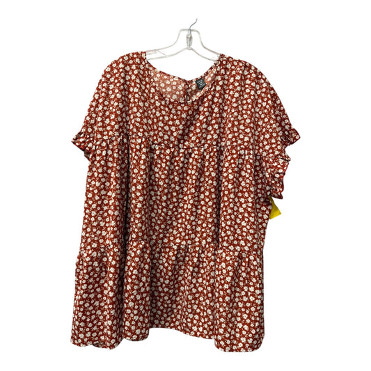 Top Ss By Shein In Orange, Size:4X