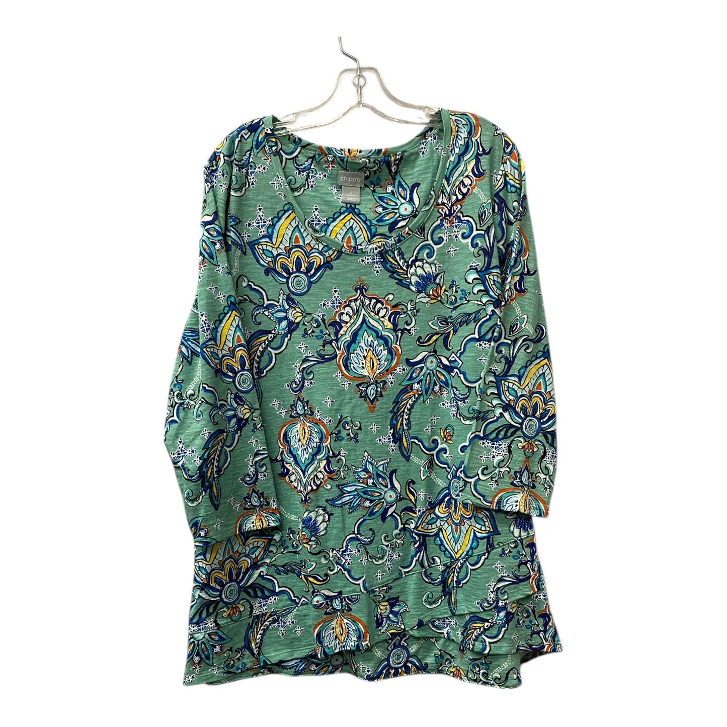Top Ls By Chicos In Green, Size:Xl