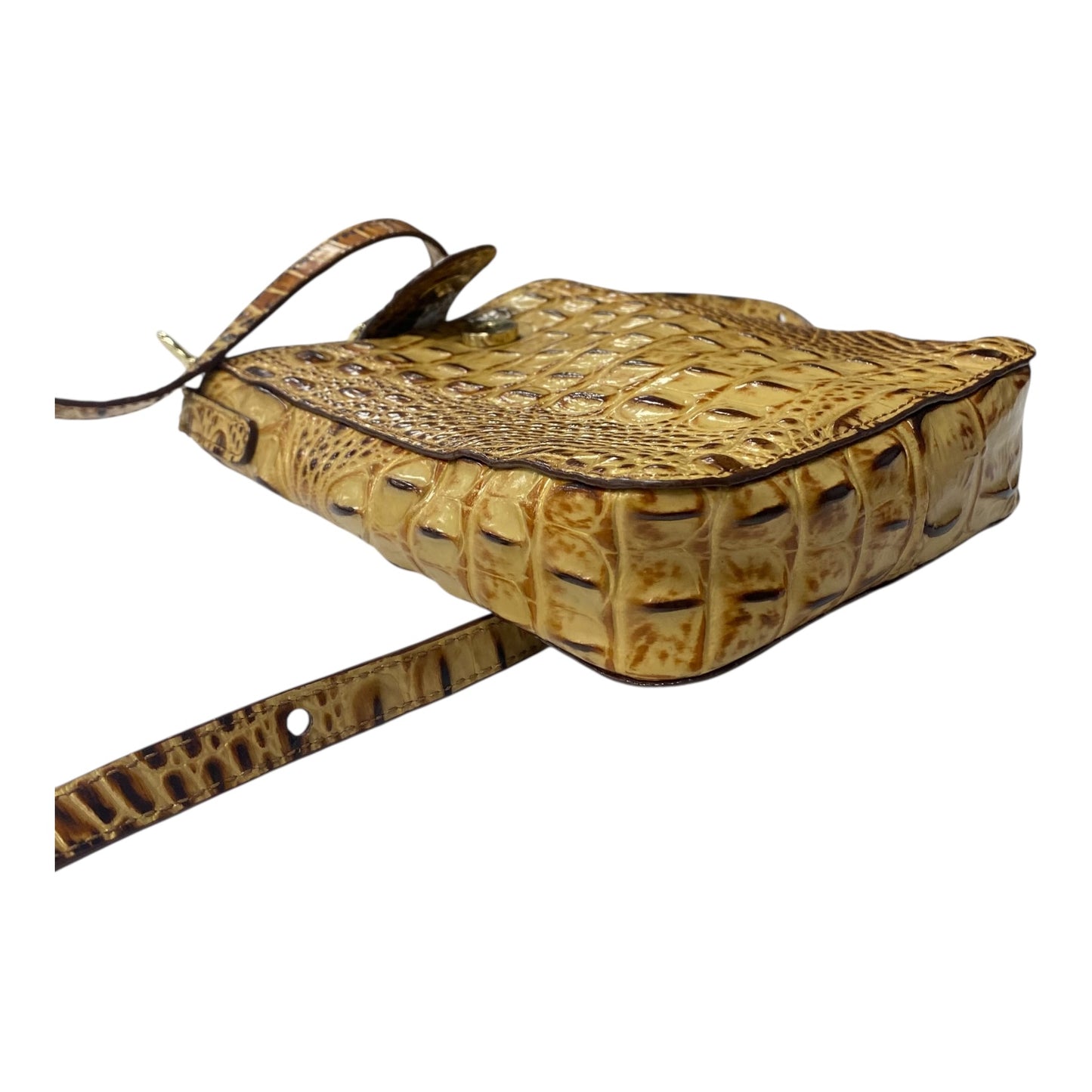 Crossbody Designer By Brahmin In Brown, Size:Small
