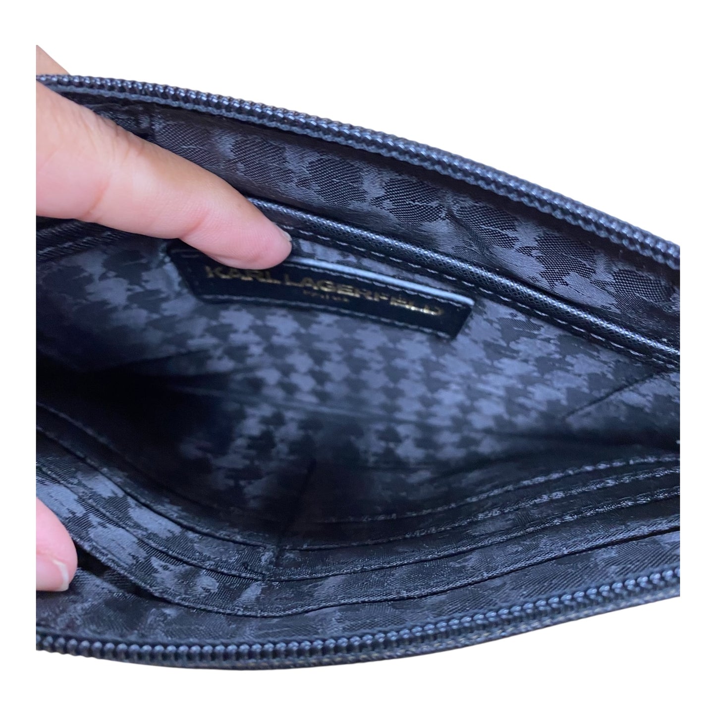 WRISTLET DESIGNER by KARL LAGERFELD In BLACK, Size: LARGE