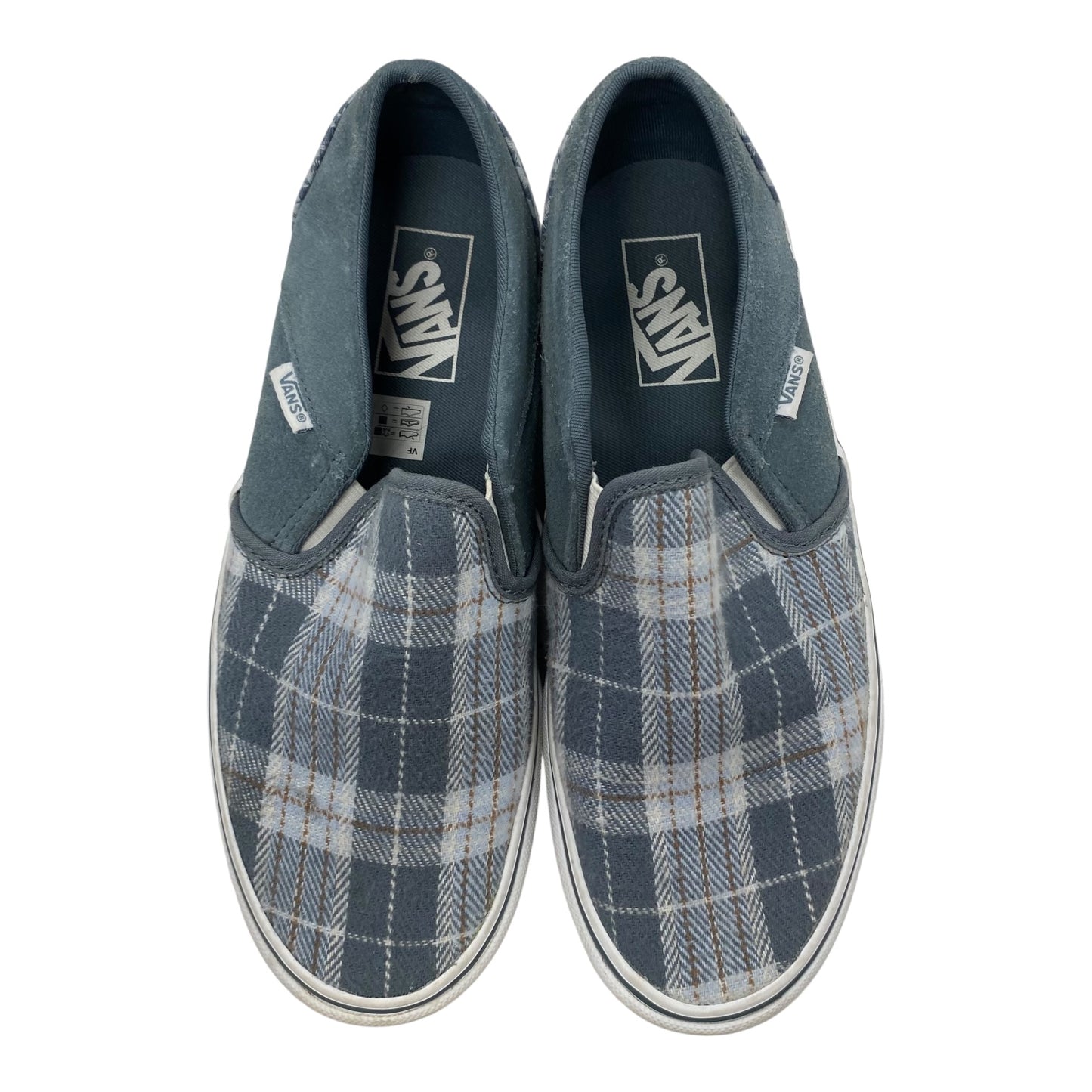 Shoes Sneakers By Vans In Blue & White, Size:8.5