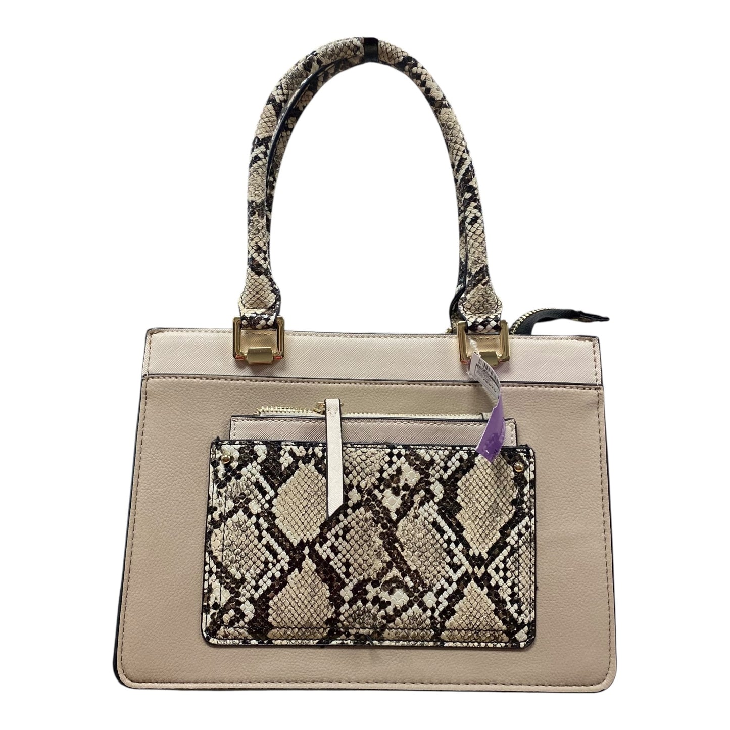 Handbag By Aldo In Snakeskin Print, Size:Medium