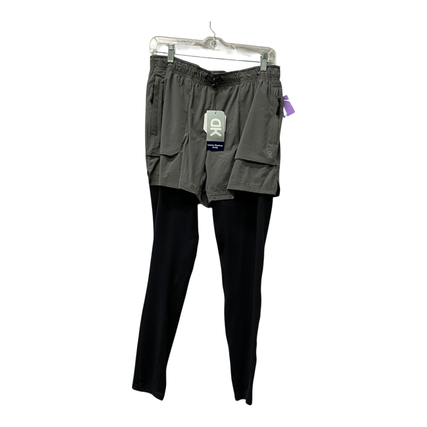 Athletic Pants By Cme In Black & Grey, Size:L