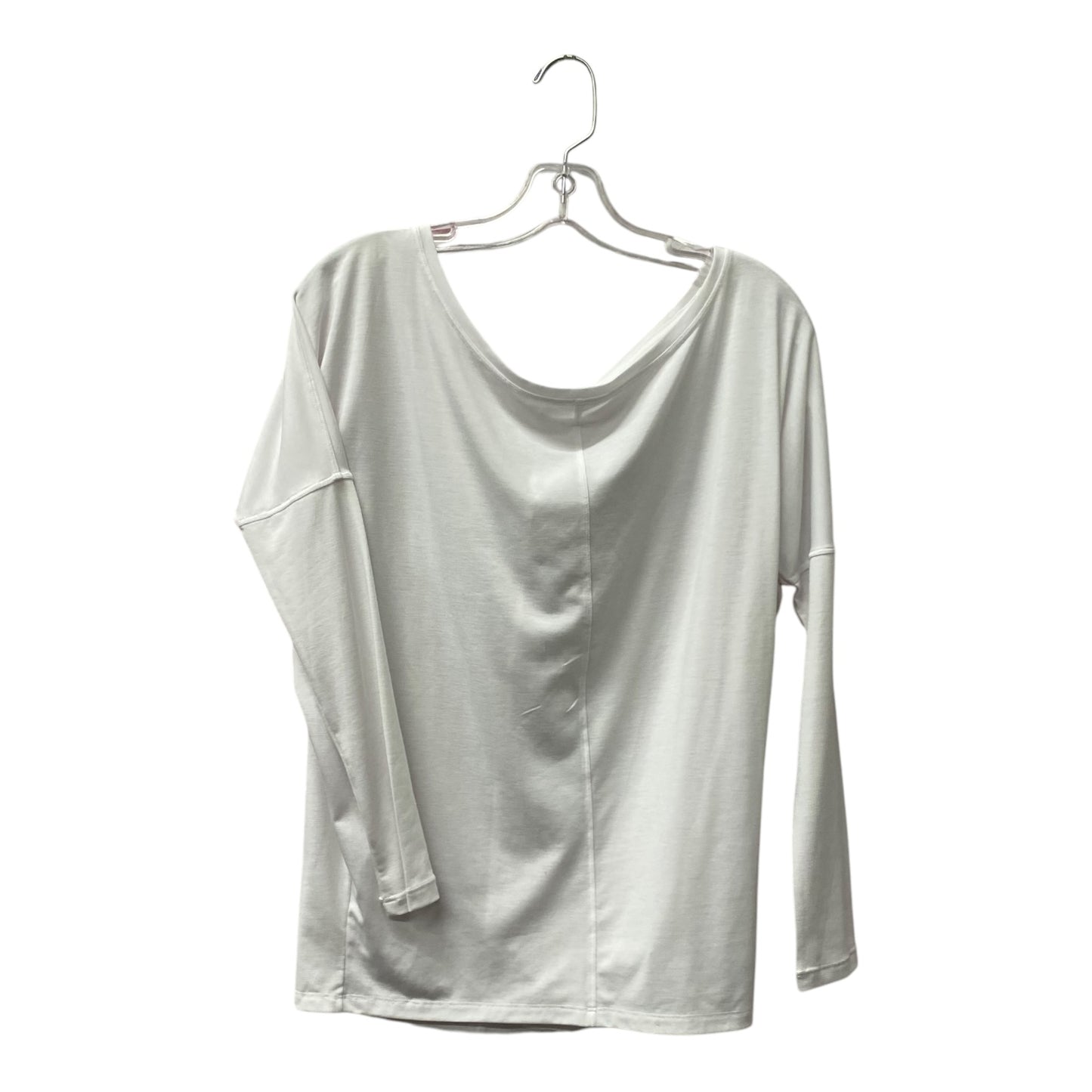 Athletic Top Ls Collar By Athleta In White, Size:Xs