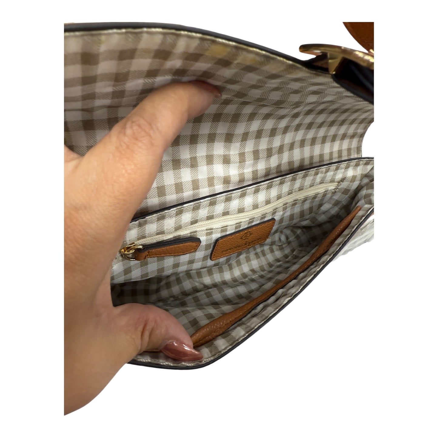 Handbag By Nanette Lepore In Brown, Size:Small