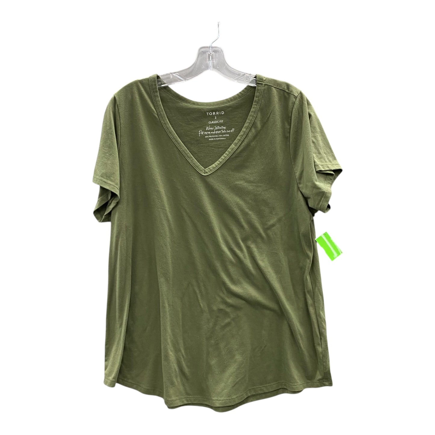 Top Ss By Torrid In Green, Size:2X