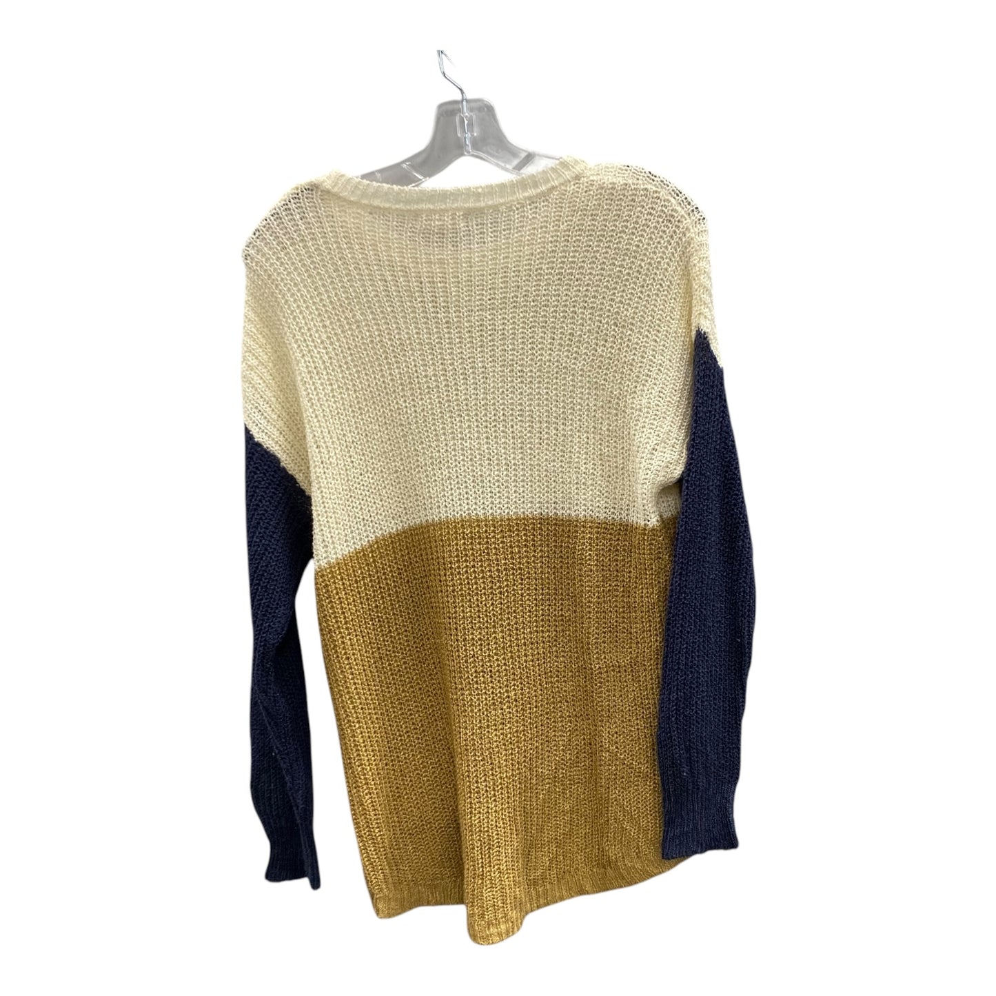 Sweater By By the Driver In Blue & Cream, Size:S