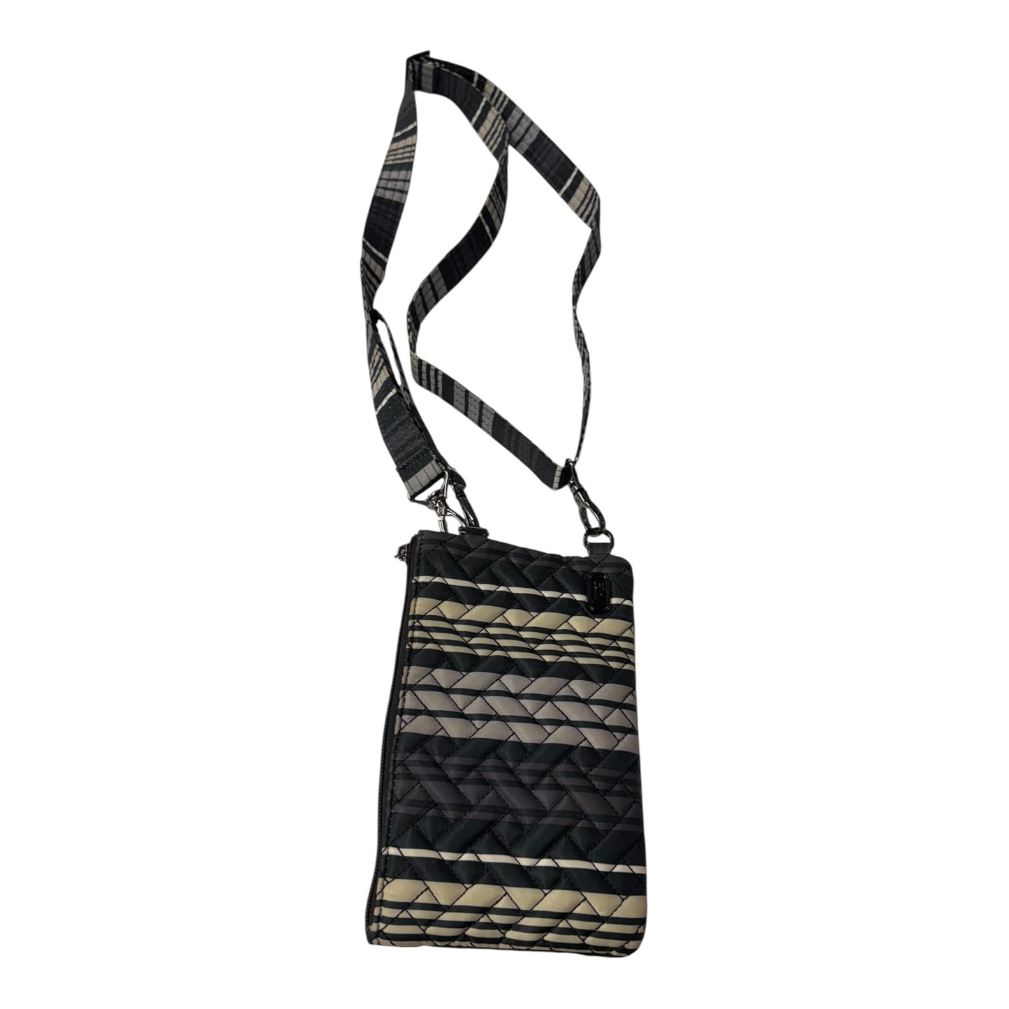 Crossbody By Lugg In Black & Tan, Size:Small