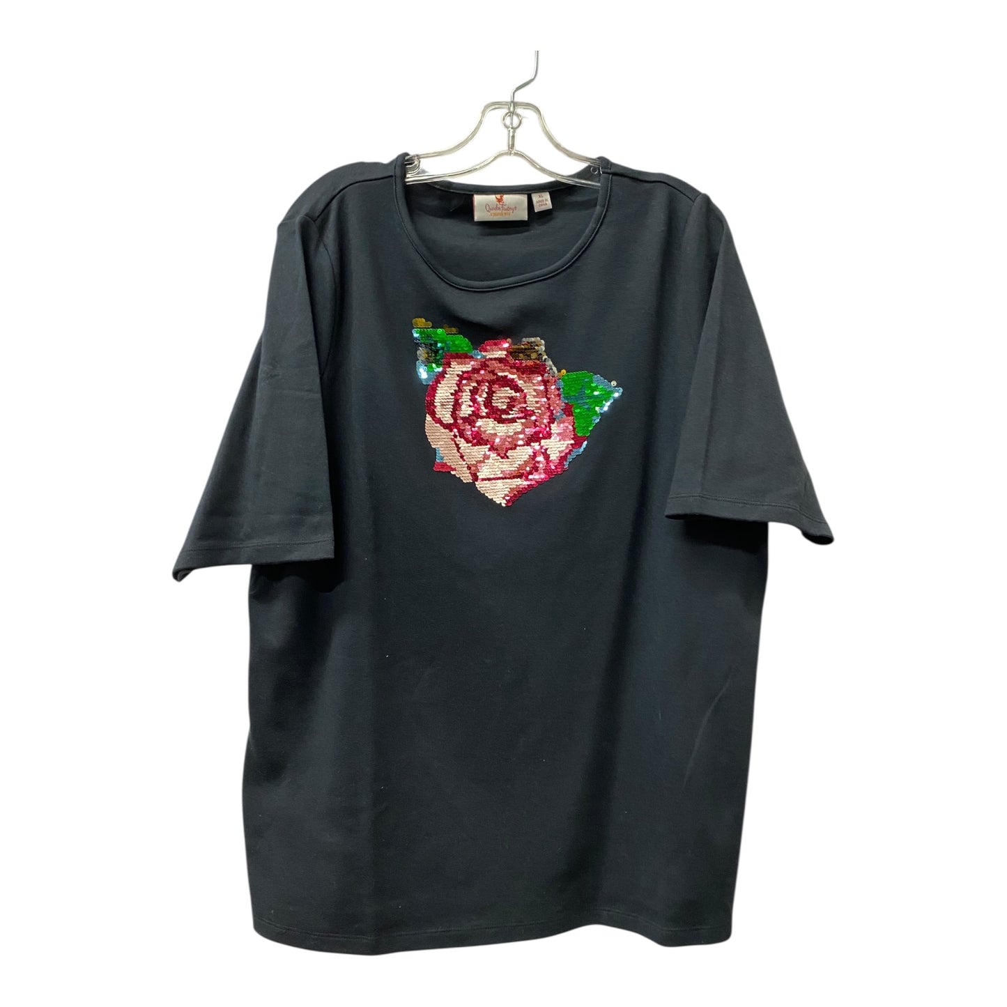 Top Ss Basic By Quaker Factory In Black, Size:Xl