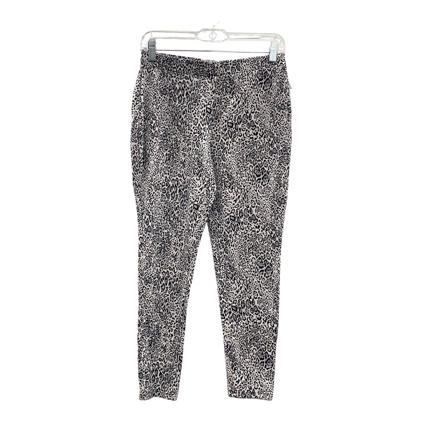 Pants Leggings By Chicos In Black & Grey, Size:4
