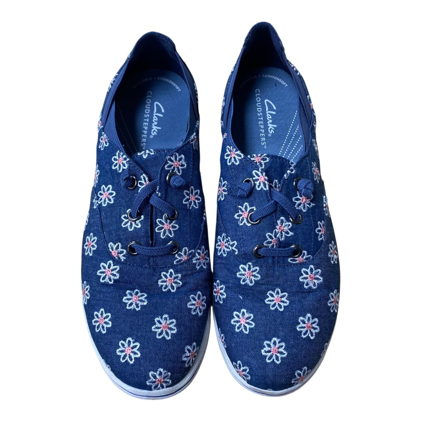 Shoes Sneakers By Clarks In Blue, Size:8