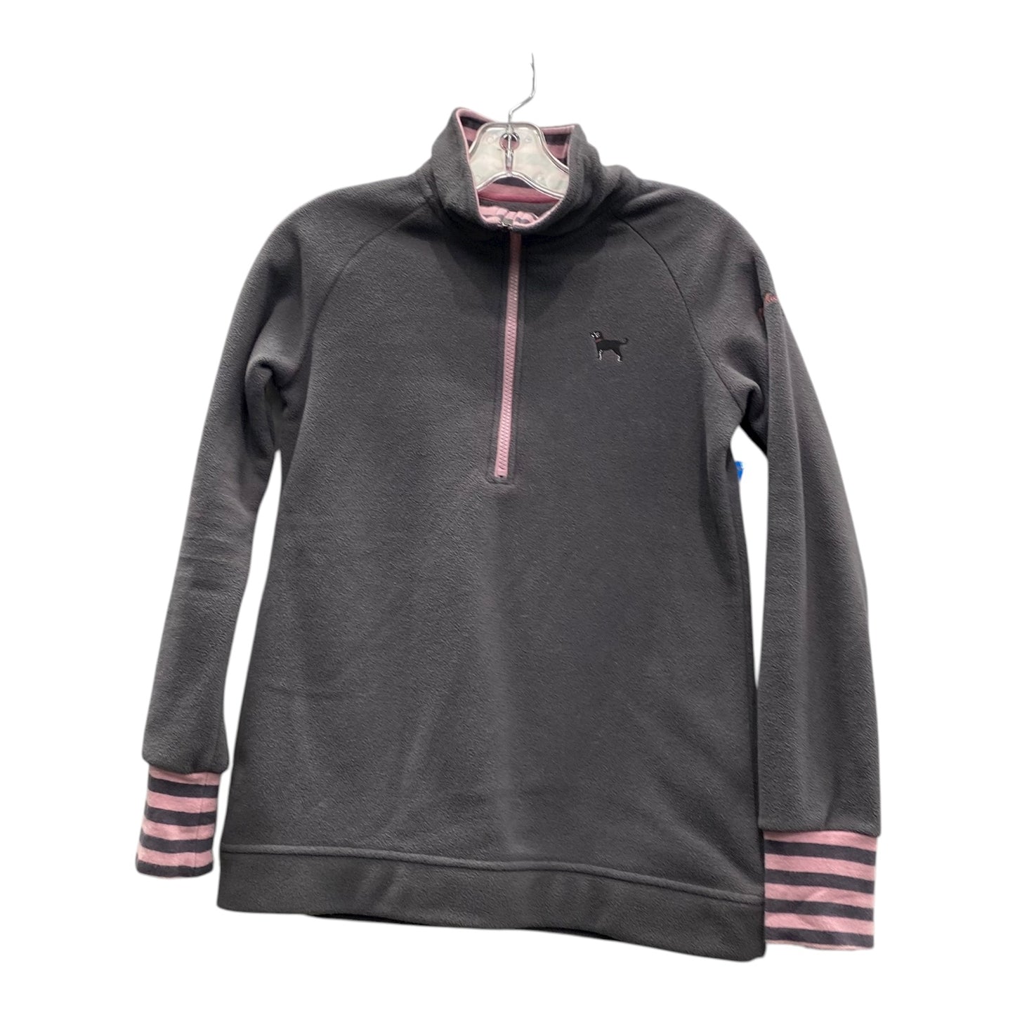 Athletic Top Ls Collar By black dog outfitters In Grey, Size:Xs