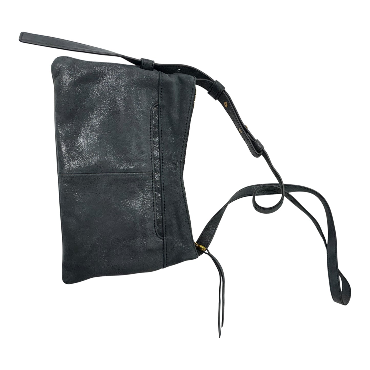 Crossbody Leather By Hobo Intl In Grey, Size:Small
