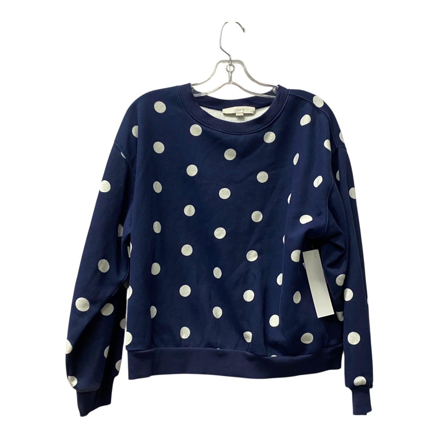 Sweatshirt Crewneck By Loft In Blue, Size:Mp