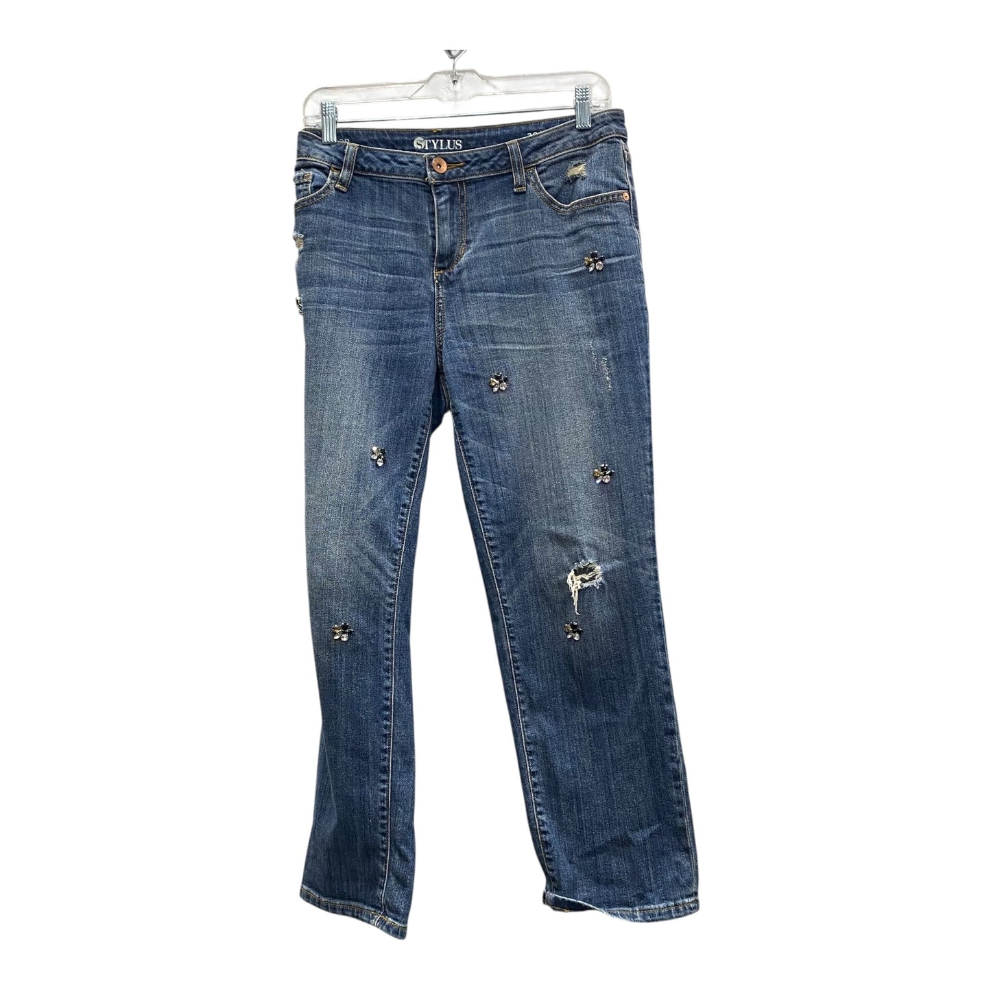 Jeans Boyfriend By Stylus In Blue, Size:10