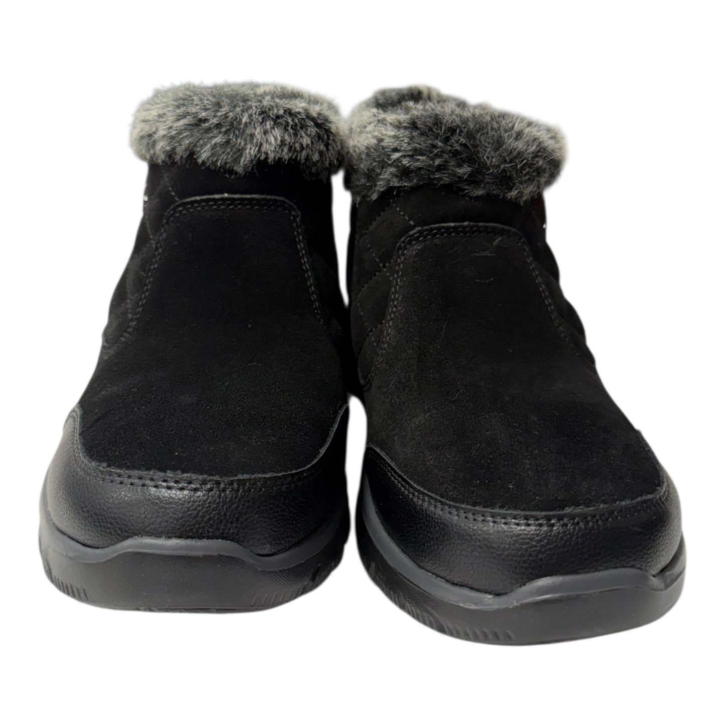 Boots Ankle Flats By Skechers In Black, Size:7.5