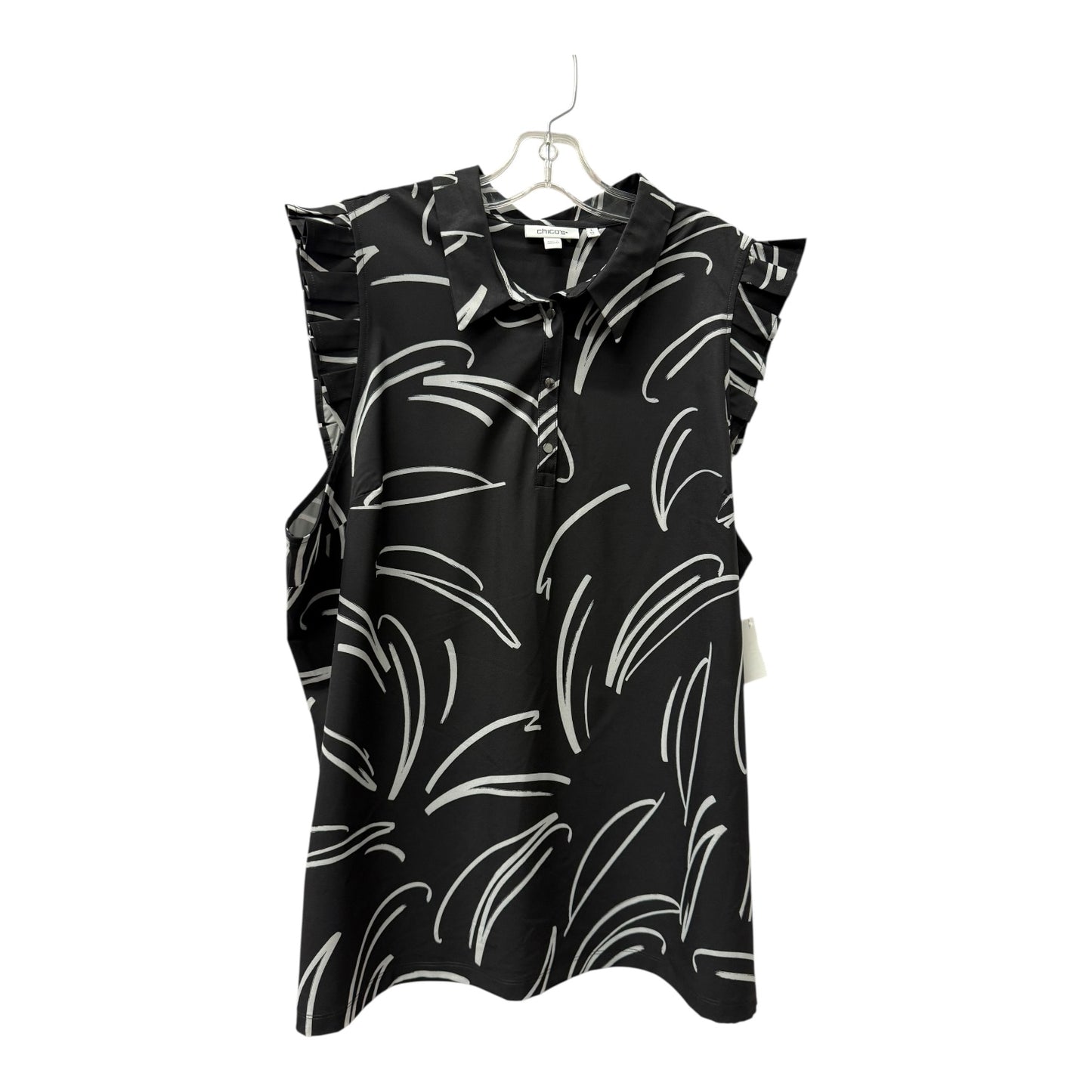 Top Ss By Chicos In Black, Size:1X