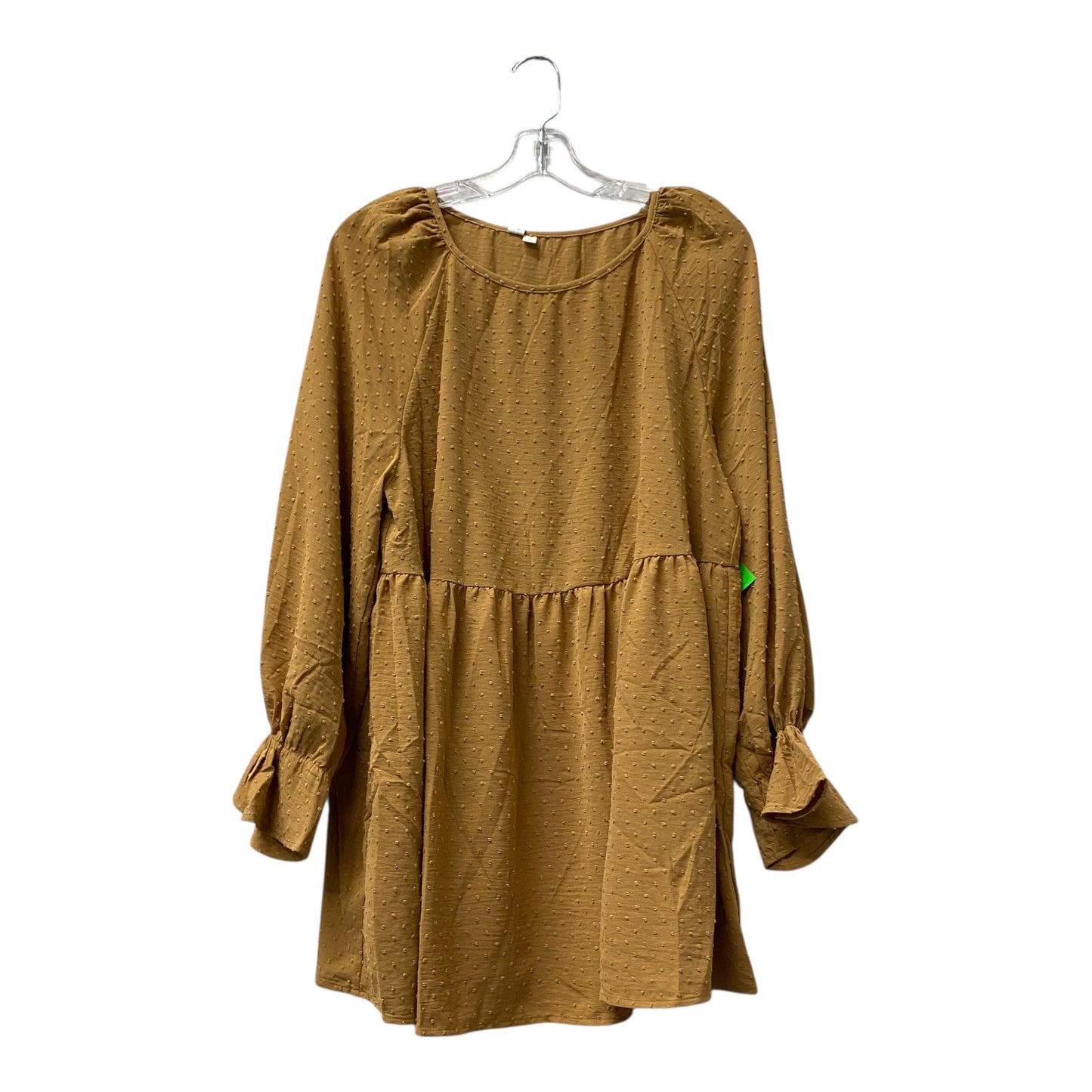 Top Ls By Exlura In Brown, Size:Xl